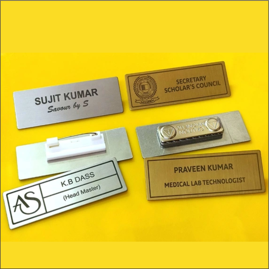 Brass & Ss Badge